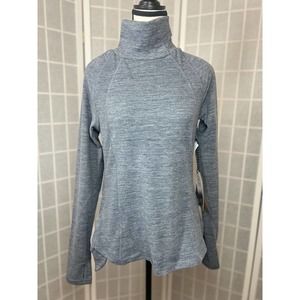 Avalanche Women’s Willow Ultrasoft Turtleneck Sweater Indigo Size Medium